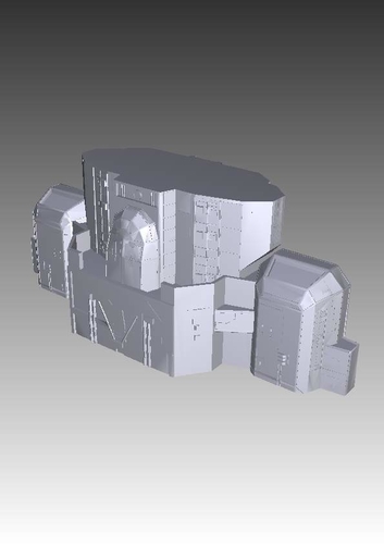 Stargate Atlantis ancient battlecruiser 3D Print 211765 Stargate Atlantis ancient battlecruiser 3D Print 211765