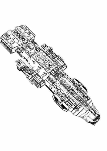 Stargate Atlantis ancient battlecruiser 3D Print 211773 Stargate Atlantis ancient battlecruiser 3D Print 211773