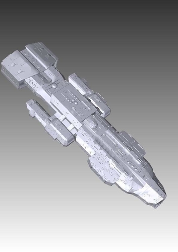 Stargate Atlantis ancient battlecruiser 3D Print 211774 Stargate Atlantis ancient battlecruiser 3D Print 211774