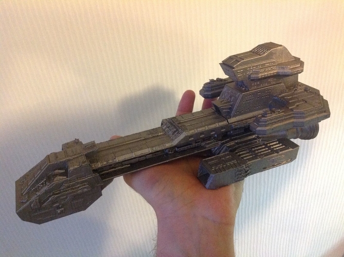 Stargate SG-1 Prometheus Tauri spaceship 3D Print 211775 Stargate SG-1 Prometheus Tauri spaceship 3D Print 211775