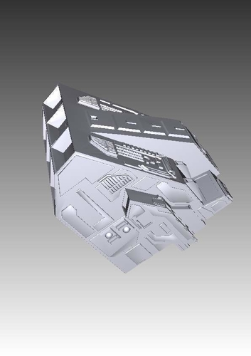 Stargate SG-1 Prometheus Tauri spaceship 3D Print 211776 Stargate SG-1 Prometheus Tauri spaceship 3D Print 211776