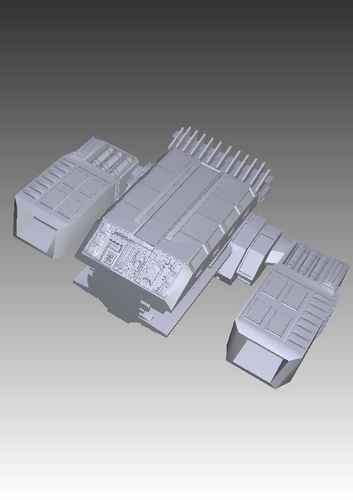 Stargate SG-1 Prometheus Tauri spaceship 3D Print 211778 Stargate SG-1 Prometheus Tauri spaceship 3D Print 211778