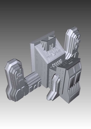 Stargate SG-1 Prometheus Tauri spaceship 3D Print 211780 Stargate SG-1 Prometheus Tauri spaceship 3D Print 211780