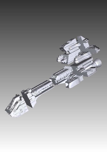 Stargate SG-1 Prometheus Tauri spaceship 3D Print 211782 Stargate SG-1 Prometheus Tauri spaceship 3D Print 211782