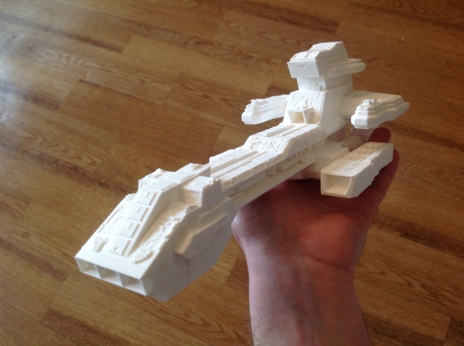 Stargate SG-1 Prometheus Tauri spaceship 3D Print 211784 Stargate SG-1 Prometheus Tauri spaceship 3D Print 211784