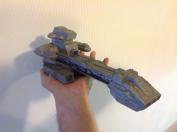 Stargate SG-1 Prometheus Tauri spaceship 3D Print 211785 Stargate SG-1 Prometheus Tauri spaceship 3D Print 211785