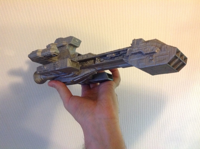 Stargate SG-1 Prometheus Tauri spaceship 3D Print 211786 Stargate SG-1 Prometheus Tauri spaceship 3D Print 211786