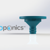 Small Drip Nozzle (3/4 inch, 4 hole) - 3Dponics Drip Hydroponics 3D Printing 21181