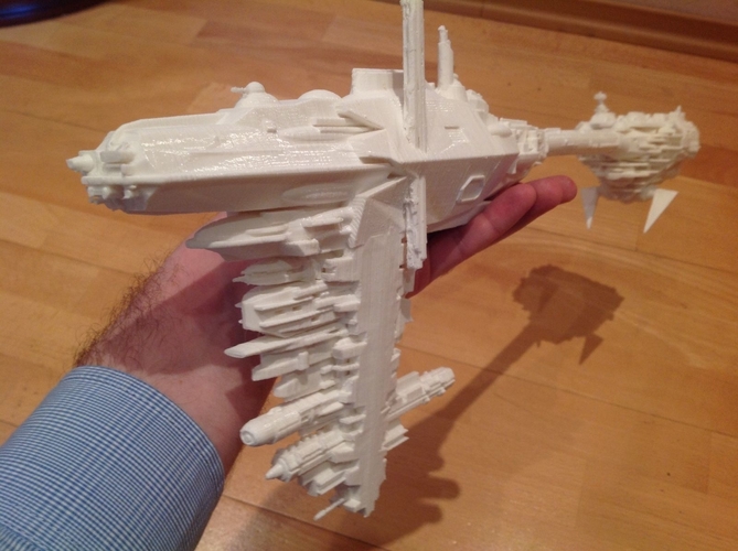 Star Wars Nebulon B frigate 3D Print 211823 Star Wars Nebulon B frigate 3D Print 211823