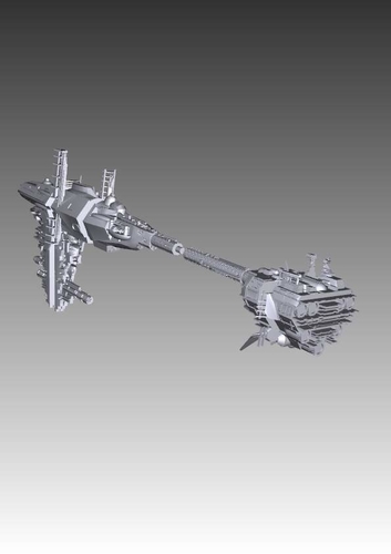 Star Wars Nebulon B frigate 3D Print 211843 Star Wars Nebulon B frigate 3D Print 211843