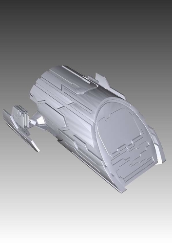 Stargate Atlantis Puddle Jumper 3D Print 211848 Stargate Atlantis Puddle Jumper 3D Print 211848