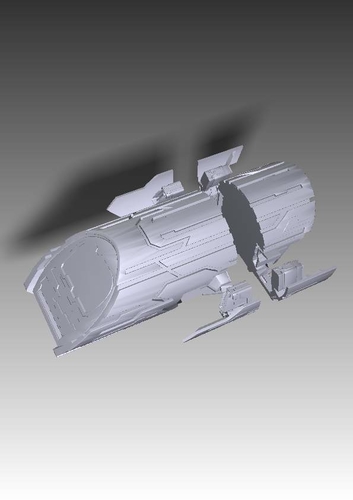 Stargate Atlantis Puddle Jumper 3D Print 211851 Stargate Atlantis Puddle Jumper 3D Print 211851