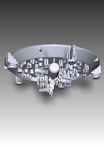 UFO Mothership from District9 movie 3D Print 211872 UFO Mothership from District9 movie 3D Print 211872