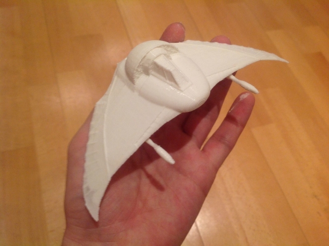 Stargate SG-1 Guauld Deathglider 3D Print 211879 Stargate SG-1 Guauld Deathglider 3D Print 211879