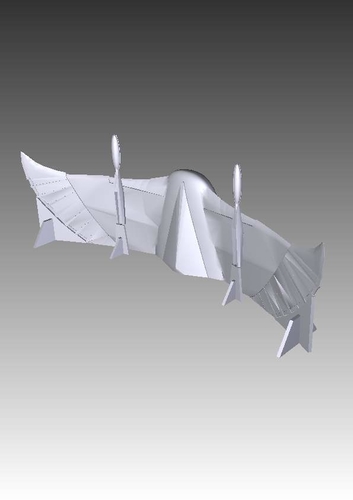 Stargate SG-1 Guauld Deathglider 3D Print 211881 Stargate SG-1 Guauld Deathglider 3D Print 211881