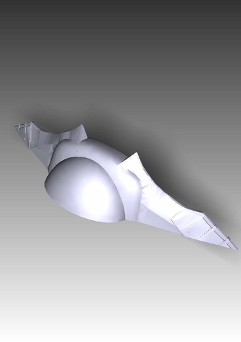 Stargate SG-1 Guauld Deathglider 3D Print 211882 Stargate SG-1 Guauld Deathglider 3D Print 211882