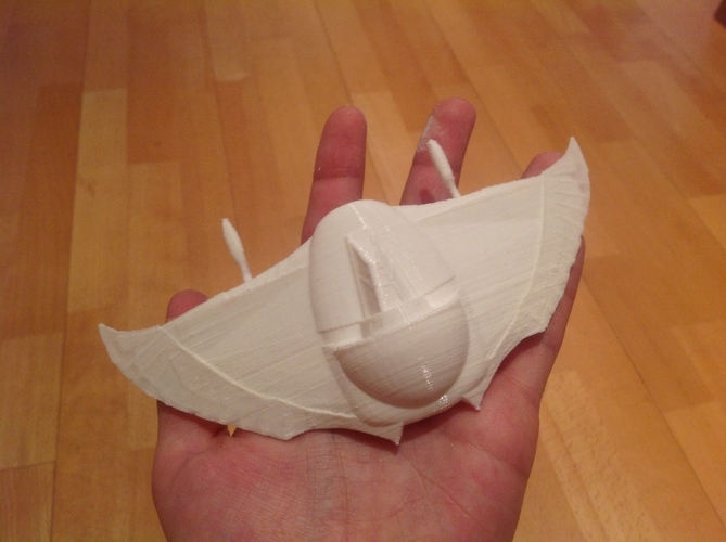 Stargate SG-1 Guauld Deathglider 3D Print 211884 Stargate SG-1 Guauld Deathglider 3D Print 211884