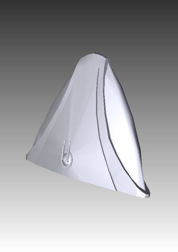 Stargate SG-1 Guauld Alkesh bomber 3D Print 211894 Stargate SG-1 Guauld Alkesh bomber 3D Print 211894