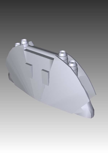 Stargate SG-1 Guauld Alkesh bomber 3D Print 211895 Stargate SG-1 Guauld Alkesh bomber 3D Print 211895