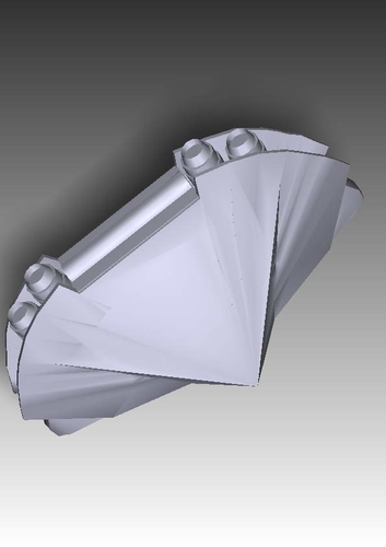 Stargate SG-1 Guauld Alkesh bomber 3D Print 211896 Stargate SG-1 Guauld Alkesh bomber 3D Print 211896