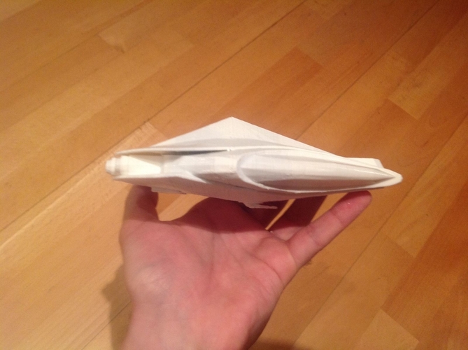 Stargate SG-1 Guauld Alkesh bomber 3D Print 211902 Stargate SG-1 Guauld Alkesh bomber 3D Print 211902