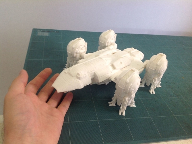 Prometheus spaceship from Prometheus movie 3D Print 211907 Prometheus spaceship from Prometheus movie 3D Print 211907