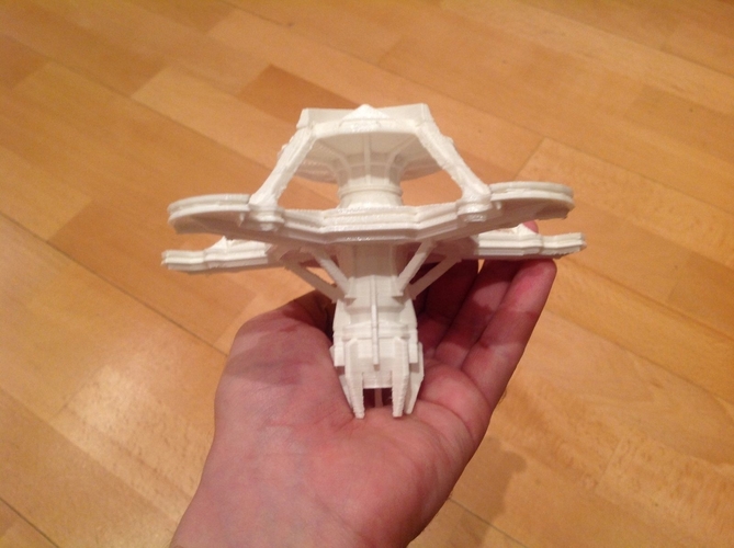 Stargate SG-1 Guauld Hassara Station 3D Print 211927 Stargate SG-1 Guauld Hassara Station 3D Print 211927
