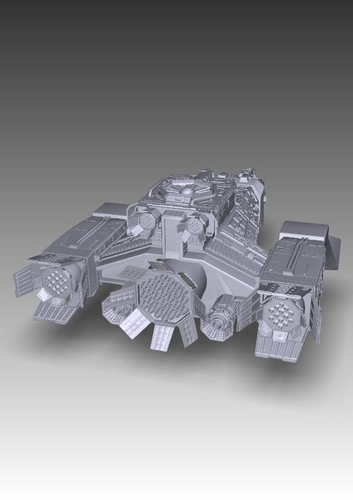 Nostromo spaceship from Alien movie 3D Print 211947 Nostromo spaceship from Alien movie 3D Print 211947