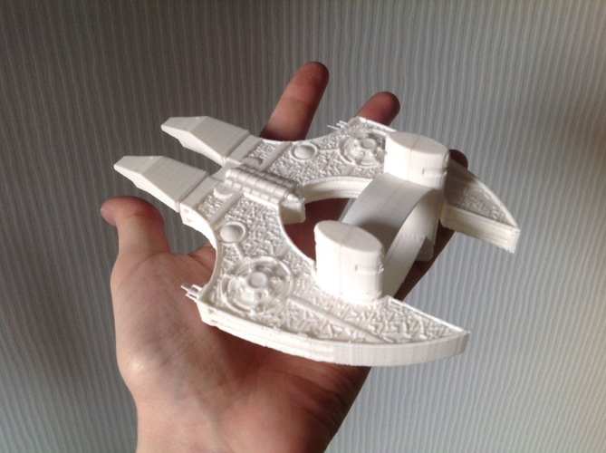 Stargate SG-1 Daniel Jackson Asgard spaceship 3D Print 211973 Stargate SG-1 Daniel Jackson Asgard spaceship 3D Print 211973