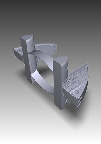 Stargate SG-1 Daniel Jackson Asgard spaceship 3D Print 211976 Stargate SG-1 Daniel Jackson Asgard spaceship 3D Print 211976