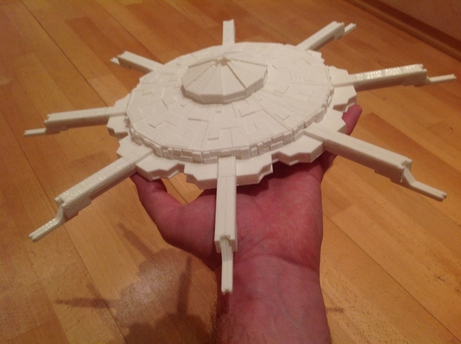 Stargate SG-1 Anubis mothership 3D Print 211982 Stargate SG-1 Anubis mothership 3D Print 211982