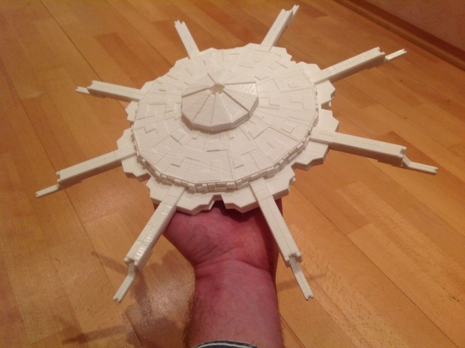 Stargate SG-1 Anubis mothership 3D Print 211983 Stargate SG-1 Anubis mothership 3D Print 211983