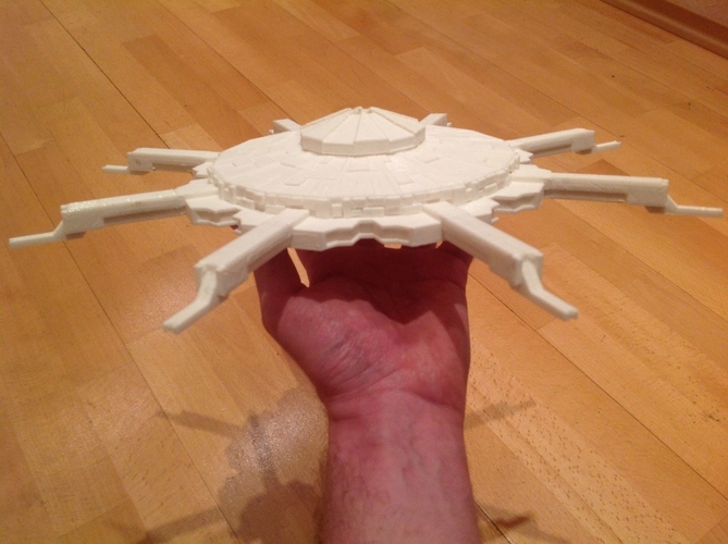 Stargate SG-1 Anubis mothership 3D Print 211984 Stargate SG-1 Anubis mothership 3D Print 211984