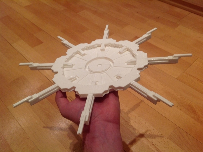 Stargate SG-1 Anubis mothership 3D Print 211985 Stargate SG-1 Anubis mothership 3D Print 211985