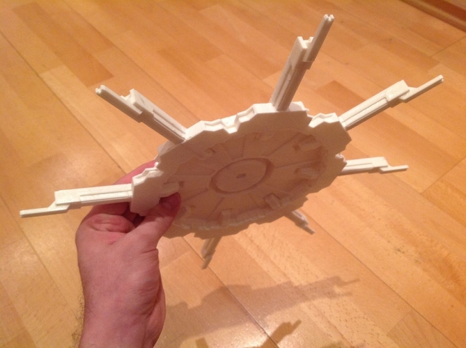 Stargate SG-1 Anubis mothership 3D Print 211986 Stargate SG-1 Anubis mothership 3D Print 211986