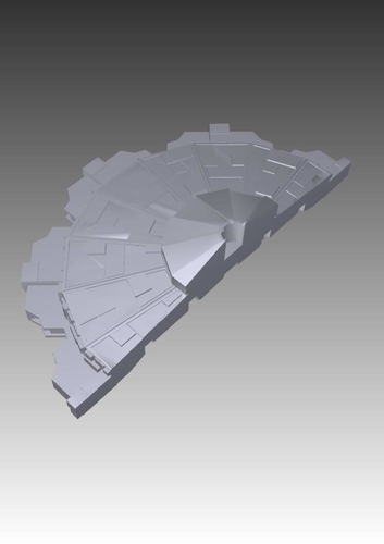 Stargate SG-1 Anubis mothership 3D Print 211988 Stargate SG-1 Anubis mothership 3D Print 211988