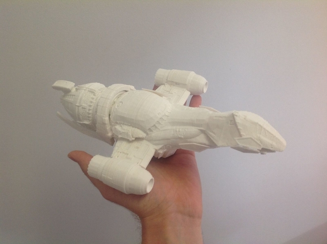 Firefly Serenity spaceship from Firefly 3D Print 212070 Firefly Serenity spaceship from Firefly 3D Print 212070