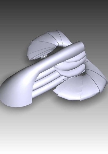 Stargate SG-1 alien spaceship from Grace episode 3D Print 212094 Stargate SG-1 alien spaceship from Grace episode 3D Print 212094