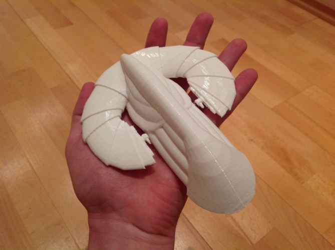 Stargate SG-1 alien spaceship from Grace episode 3D Print 212098 Stargate SG-1 alien spaceship from Grace episode 3D Print 212098