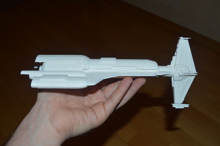 Star Wars KOTOR Hammerhead cruiser 3D Print 212101 Star Wars KOTOR Hammerhead cruiser 3D Print 212101