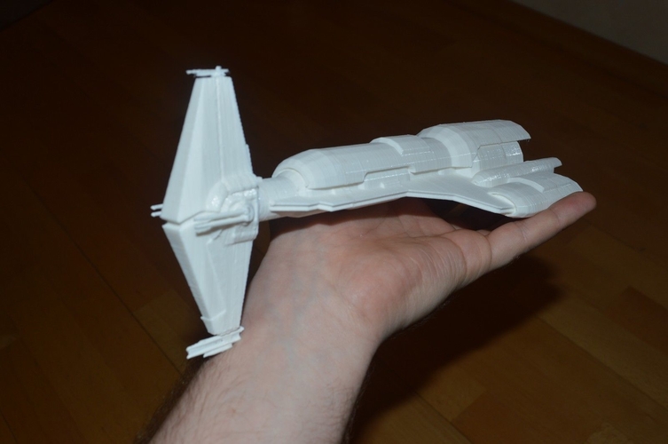 Star Wars KOTOR Hammerhead cruiser 3D Print 212103 Star Wars KOTOR Hammerhead cruiser 3D Print 212103