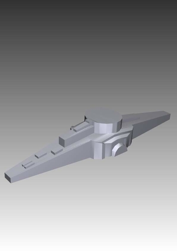 Star Wars KOTOR Hammerhead cruiser 3D Print 212107 Star Wars KOTOR Hammerhead cruiser 3D Print 212107