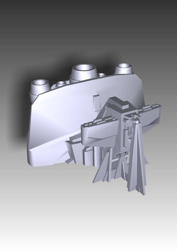 Star Wars KOTOR Leviathan Sith cruiser 3D Print 212122 Star Wars KOTOR Leviathan Sith cruiser 3D Print 212122