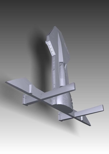 Stargate SG-1 O'Neill-class Asgard spaceship 3D Print 212152 Stargate SG-1 O'Neill-class Asgard spaceship 3D Print 212152