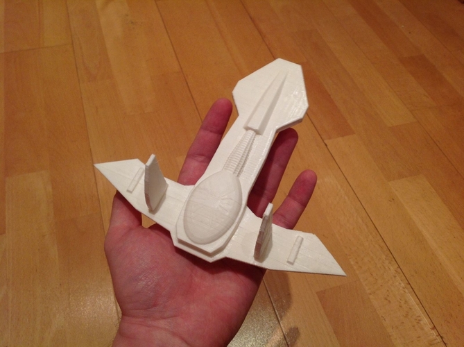 Stargate SG-1 O'Neill-class Asgard spaceship 3D Print 212155 Stargate SG-1 O'Neill-class Asgard spaceship 3D Print 212155