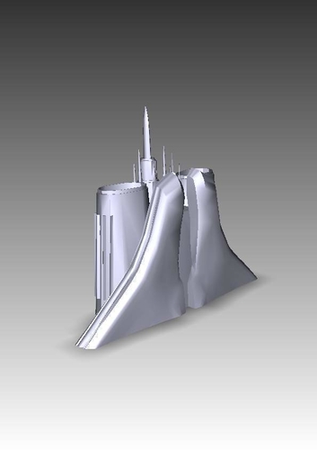 Stargate SG-1 Ori battleship 3D Print 212162 Stargate SG-1 Ori battleship 3D Print 212162