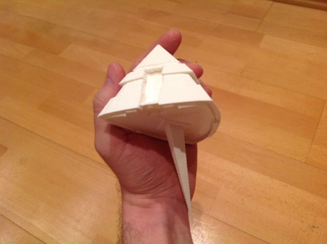 Stargate SG-1 Osiris spaceship 3D Print 212175 Stargate SG-1 Osiris spaceship 3D Print 212175