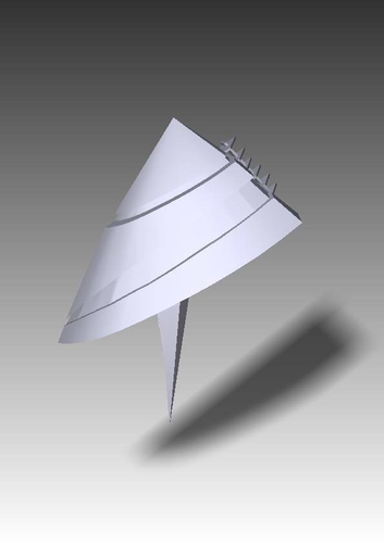 Stargate SG-1 Osiris spaceship 3D Print 212179 Stargate SG-1 Osiris spaceship 3D Print 212179