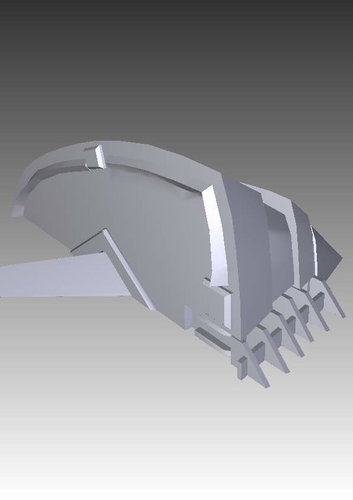 Stargate SG-1 Osiris spaceship 3D Print 212180 Stargate SG-1 Osiris spaceship 3D Print 212180