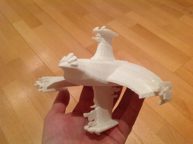 Stargate SG-1 Replicator's spaceship 3D Print 212191 Stargate SG-1 Replicator's spaceship 3D Print 212191